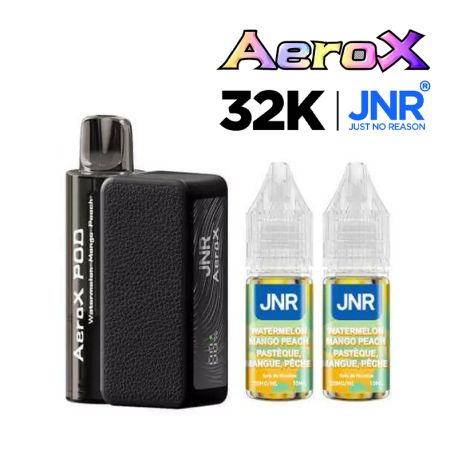 POD RECHARGEABLE - AEROX 32K - WATERMELON MANGO PEACH - JNR