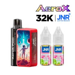 POD RECHARGEABLE - AEROX 32K - STRAWBERRY ICE - JNR