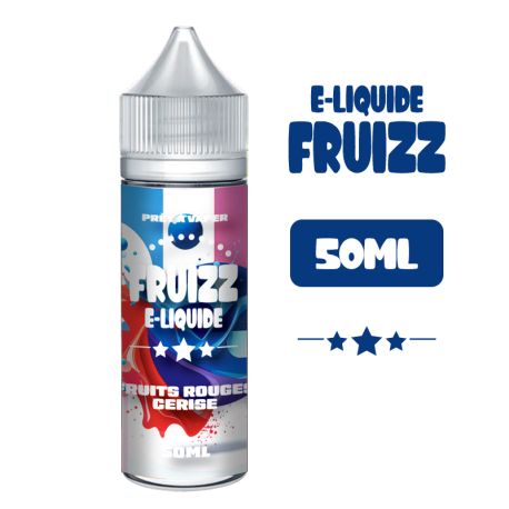 E-liquide 50ML FRUITS ROUGES - CACTUS - FRUIZZ 